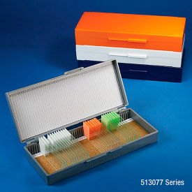 Slide Box For 50 Slides Cork Lined White 513077W