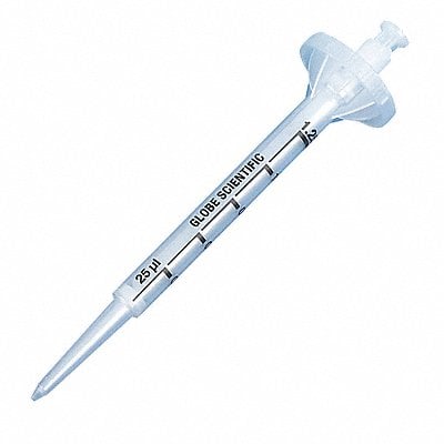 Dispenser Syringe Tip Clear 125uL PK100 MPN:3925