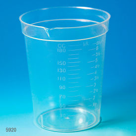 Graduated Specimen Container With Pour Spout 6.5 oz. Polypropylene 500/Pack 5920