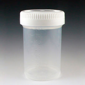 Graduated Tite-Rite Container 90mL (3 oz. 48mm Opening White Screwcap 400/Pack 6524