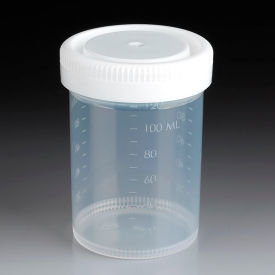 Graduated Tite-Rite Container 120mL (4 oz.) Polypropylene 53mm Opening White Screwcap 300/Pack 6527