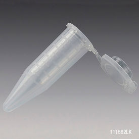 Microcentrifuge Tube 5.0mL Polypropylene Locking Snap Cap Mg Lot Certified 100/Pack 111582LK