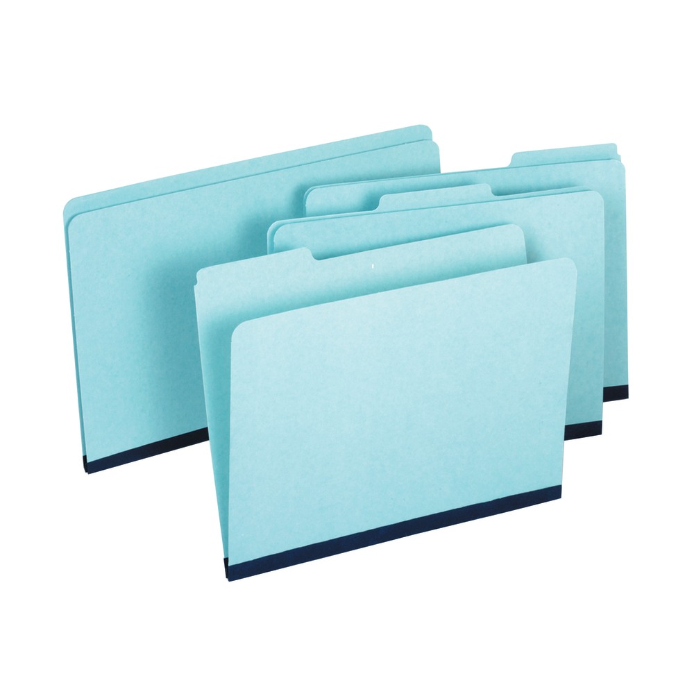 Pendaflex Pressboard Expansion File Folders Without Fasteners, 1in Expansion, Letter Size, Light Blue, Pack Of 25 Folders (Min Order Qty 3) MPN:61513R