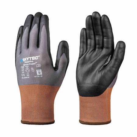 Cut-Resistant Gloves, Cut Level A4, 3/4 Coated, Foam Nitrile, XXL 1 PR MPN:SKG00104BL-11(2XL)