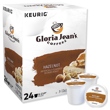 Coffee, Hazelnut, Pod, Caffeinated, Ground, 7.92 oz, 24 PK MPN:60051-052