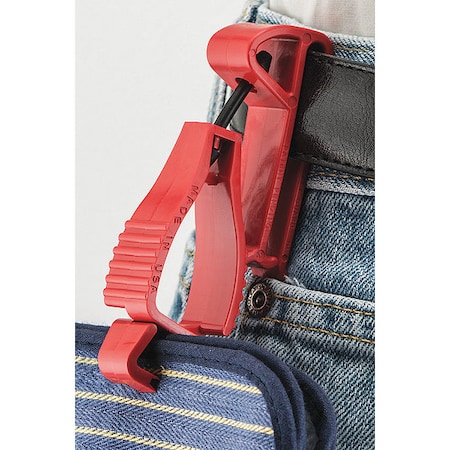 Utility Guard® Clip, Red, Blank MPN:7300RD