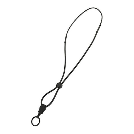 Pull-A-Way Lanyard, Black, O-Ring MPN:OMSLYDBK O-RING