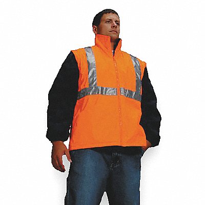 Hooded Jacket Insulated Orange S MPN:8385