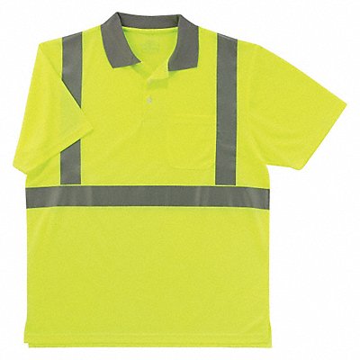 Polo Shirt Polyester Lime L MPN:21644