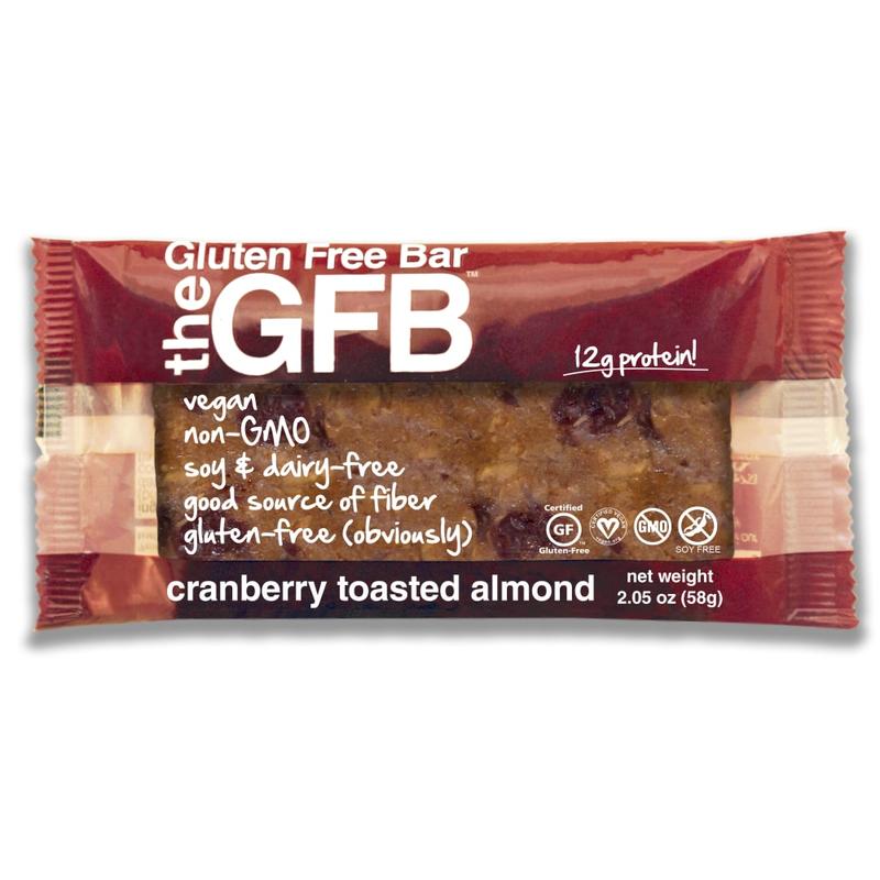 GFB- The Gluten-Free Bar, Cranberry Toasted Almond, 2.05 Oz, Pack Of 12 MPN:004122