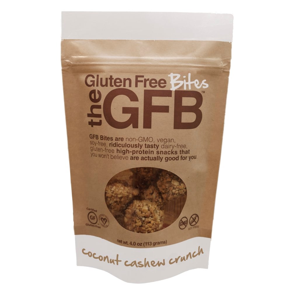 GFB The Gluten Free Bites, Coconut Cashew Crunch, 4 Oz, Pack Of 12 MPN:004429