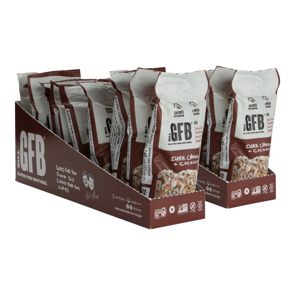 GFB The Gluten Free Bar DARK CHOCOLATE COCONUT BITES 60 1.2Z MPN:GFB-00894-CS