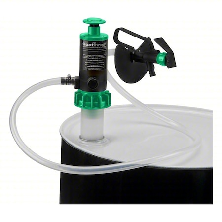 Air Drum Pump, 4.5 gpm, 10 psi MPN:GT300RTBPVC