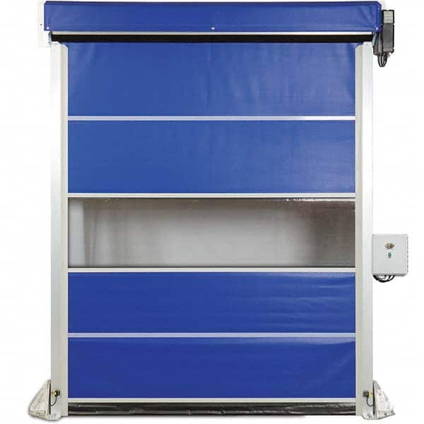 Dock Door: Polyvinylchloride & Vinyl, Blue & Clear MPN:G4200-FM-9x9V