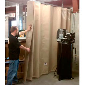 Goff's Stock Sound Curtain 31971 with Hardware - 5'W x 12'H - Beige 31971