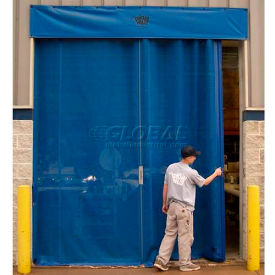 Goff's Bug Blocking Manual Side Seal Door 8'W x 10'H - Beige BBS8X10BG