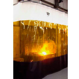 Goff's Weld Curtain 31425 with Straight Track & Hardware - 12'W x 10'H 31425