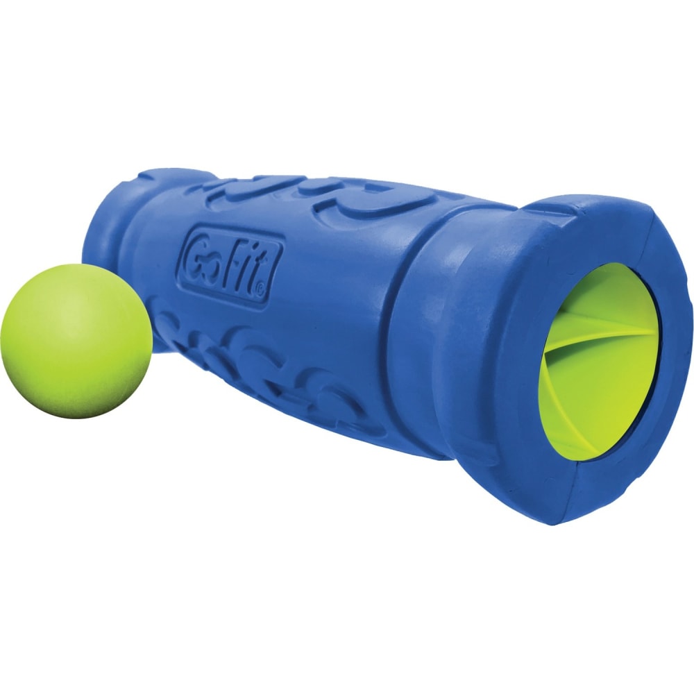 GoFit 12-Inch Go-Size Barrel Roller with Massage Ball - Foam MPN:GF-BRL12