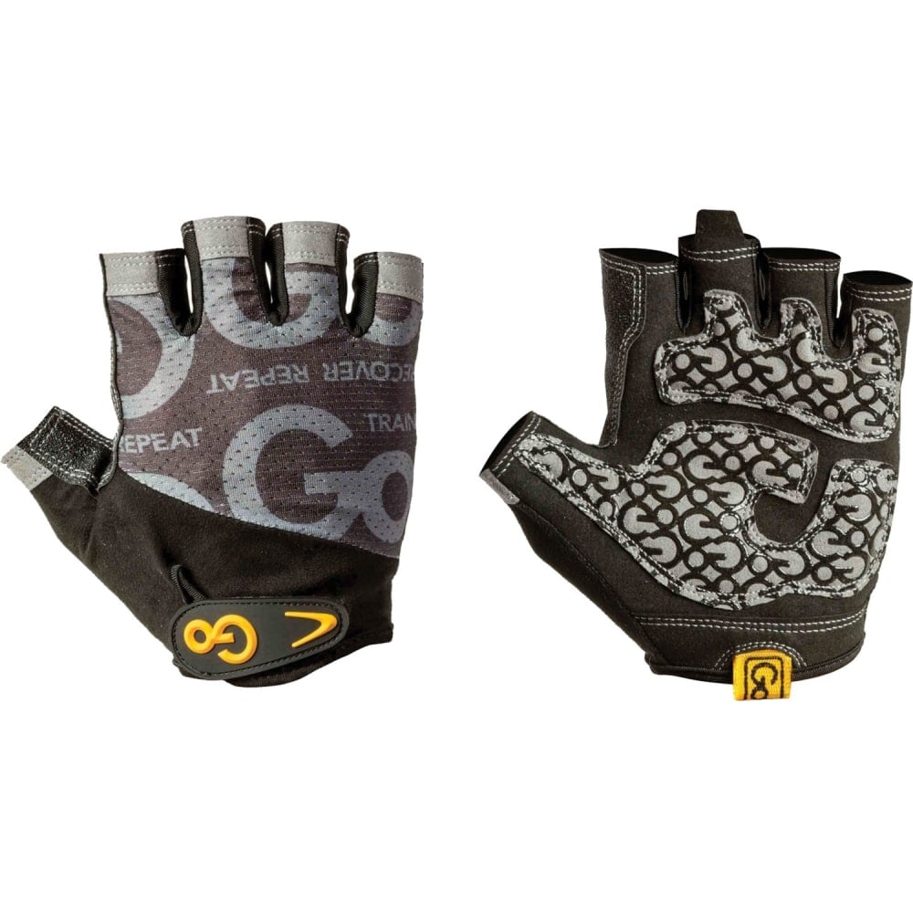 GoFit Mens Pro Trainer Gloves (Large) - Large Size - Synthetic Leather Palm, Silicone Grip, Jersey Back MPN:GF-GTC-L