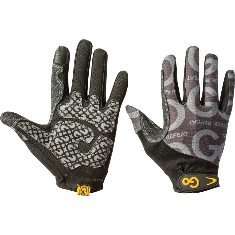 GoFit Go Grip Full-Finger Training Gloves (Large) - Large Size - Jersey Back, Suede Thumb, Synthetic Leather Finger MPN:GF-GTCFF-L