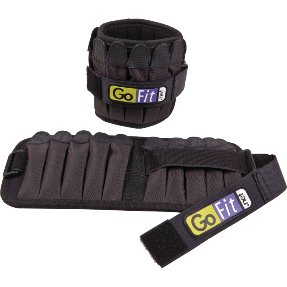GoFit Padded Adjustable Pro Ankle Weights MPN:GF-P10W