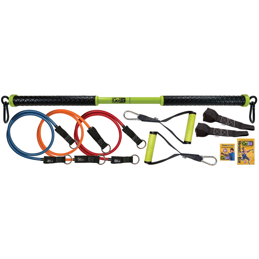 GoFit Resist-a-Bar Kit, Multicolor MPN:GF-RBK