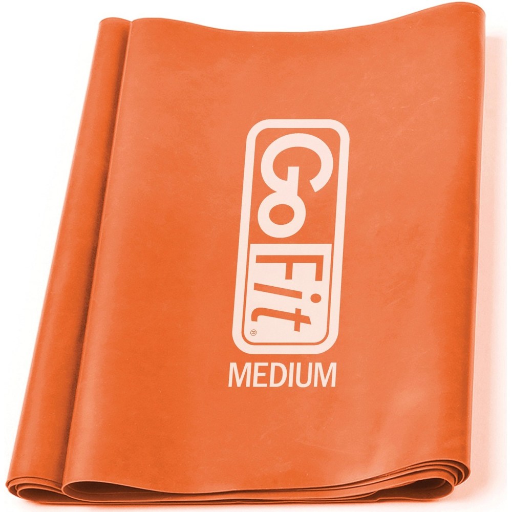 GoFit Latex-Free Single Flat Band (Orange/Medium) - Orange MPN:GF-SFB-M