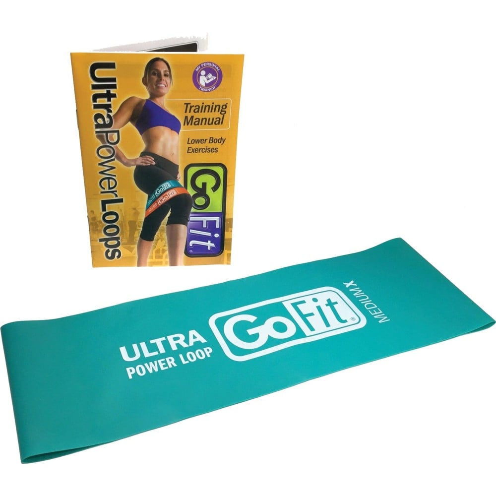 GoFit Single Ultra Power Loop (Teal, Medium X, 10 Pounds) - Teal - Latex MPN:GF-SUPL-MX
