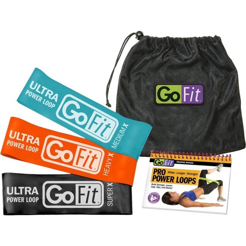 GoFit Ultra Power Loops - Teal, Orange, Black MPN:GF-UPL