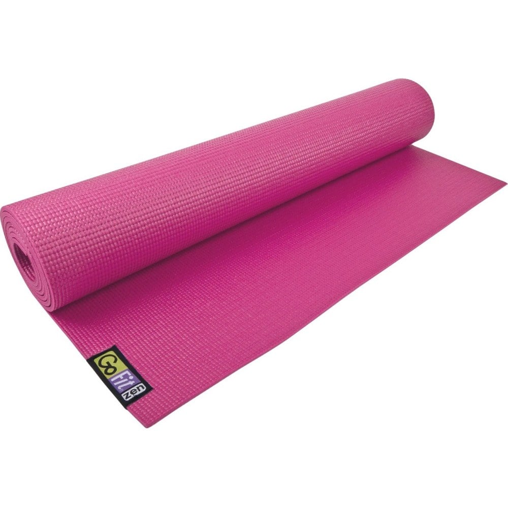 GoFit Exercise Mat - Exercise - 68in Length x 24in Width x 0.138in Thickness - Pink MPN:GF-YOGA-PK