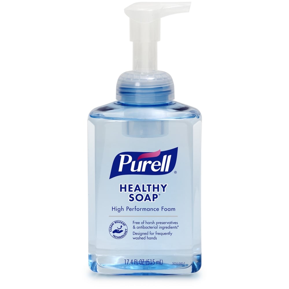 PURELL Brand CRT HEALTHY SOAP High Performance Foam, Fragrance Free, 17.4 oz Pump Bottle MPN:5014-04EA