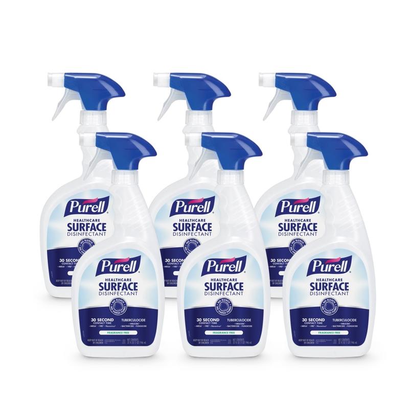 Purell Healthcare Surface Disinfectant Spray, 32 Oz, Case Of 6 Bottles MPN:3340-06