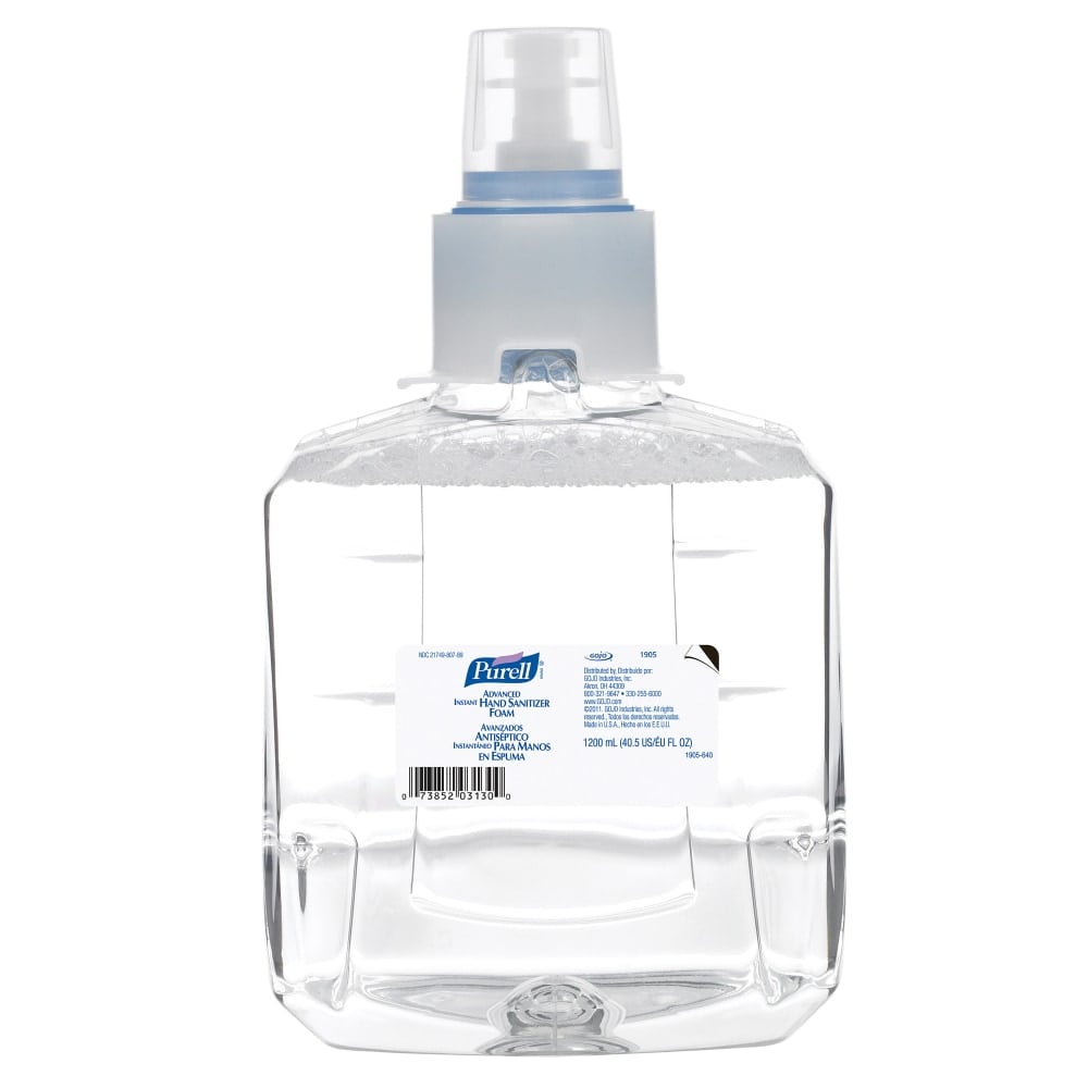 Purell Advanced Instant Hand Sanitizer Foam, 1200 mL MPN:1905-02