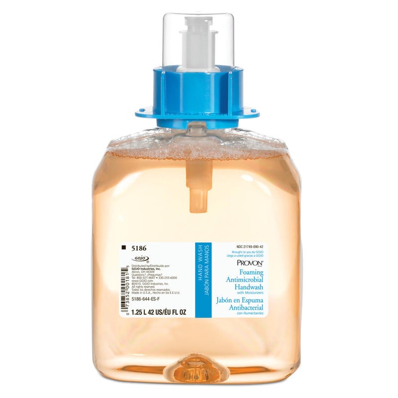 GOJO PROVON FMX-12 Antimicrobial Foam Hand Wash Soap, Unscented, 42.24 Oz Bottle (Min Order Qty 3) MPN:518604