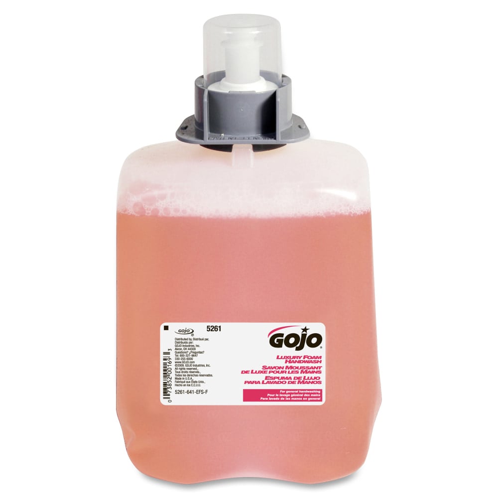 GOJO FMX-20 Luxury Foam Hand Soap, Cranberry Scent, 67.6 Oz, Carton Of 2 Refills MPN:5261-02