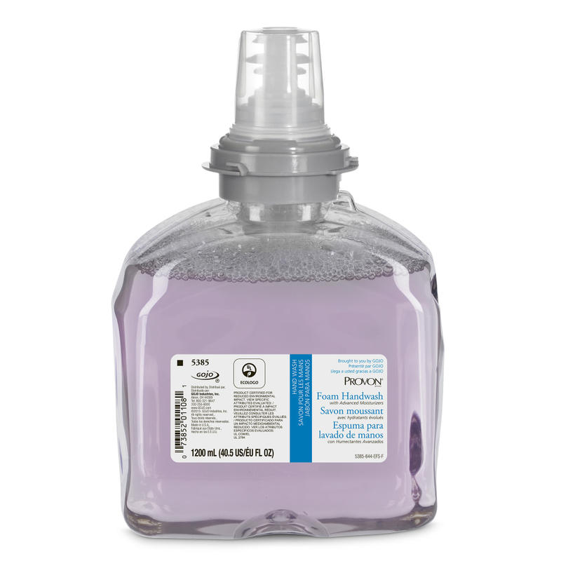 Provon TFX Refill Moisturizer Foam Handwash - Cranberry Scent - 40.6 fl oz (1200 mL) - Pump Bottle Dispenser - 538502 MPN:538502