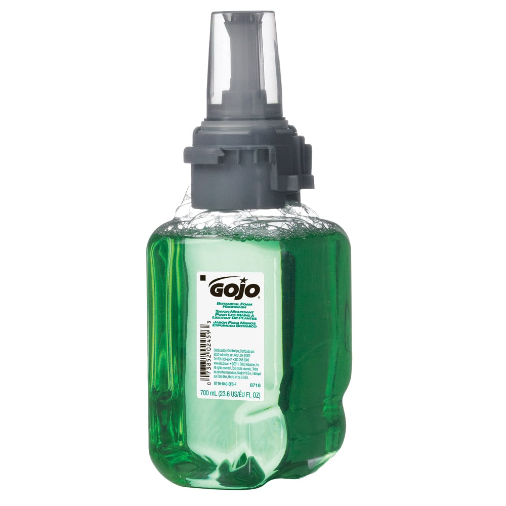 GOJO ADX-7 Foam Hand Wash Soap, Botanical Scent, 23.6 Oz Refill (Min Order Qty 5) MPN:8716-04