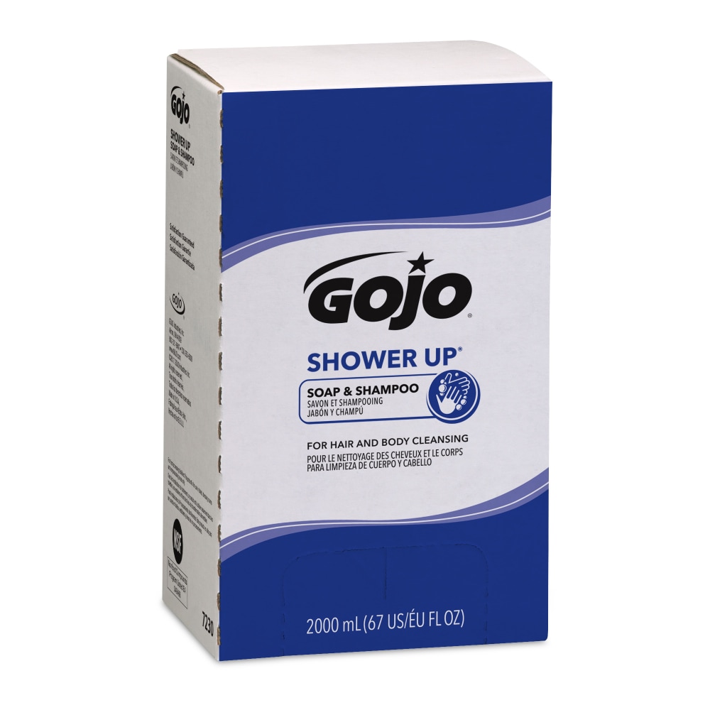 GOJO SHOWER UP Soap & Shampoo, 2,000 mL, Case Of 4 MPN:7230-04