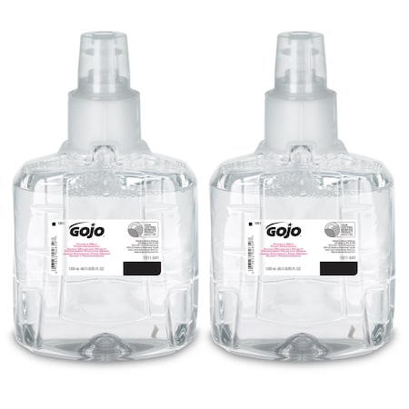 Hand Soap Refill, Series LTX-12, 1, 200 mL, Foam, Fragrance Free, 2 PK MPN:1911-02