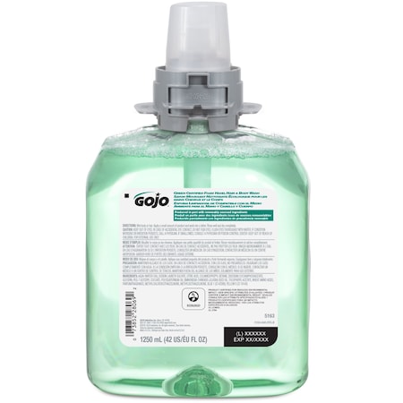 1, 250 mL Foam 2-in-1 Shampoo & Body Wash Cartridge MPN:5163-04