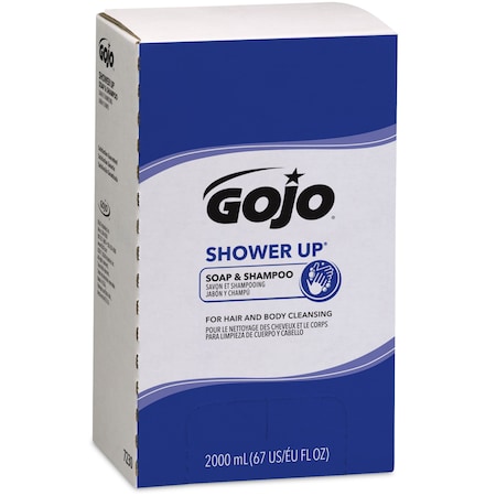 SHOWER UP Soap & Shampoo, 2000mL PRO TDX Refill, PK4 MPN:7230-04