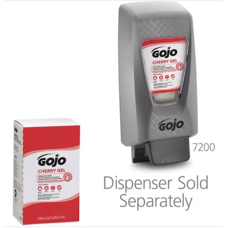 Hand Cleaner, Cherry Gel Series, Gel, 2, 000 mL, Includes Grit, Cherry, 4 PK MPN:7290-04