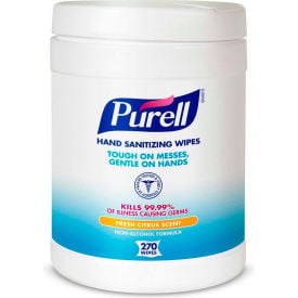 PURELL® Hand Sanitizing Wipes - 6 Canisters/Case - 9113-06 9113-06