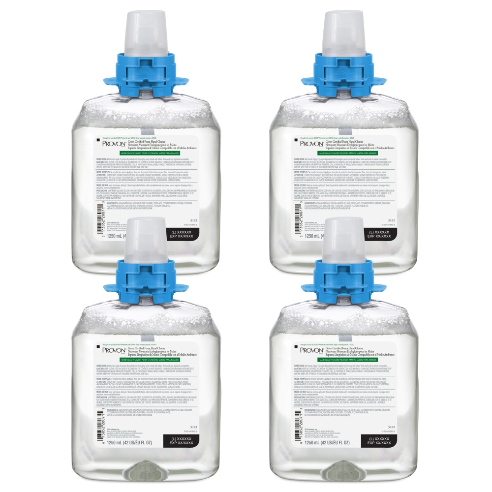 PROVON FMX Green Certified Foam Hand Cleaner, 42.26 Oz Refill, Clear MPN:5182-04