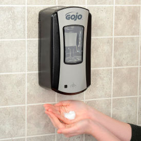 GOJO® LTX-12 Touch-Free Dispenser 1200 mL 5.75 x 3.33 x 10.5 Brushed Chrome/Black 1919-04
