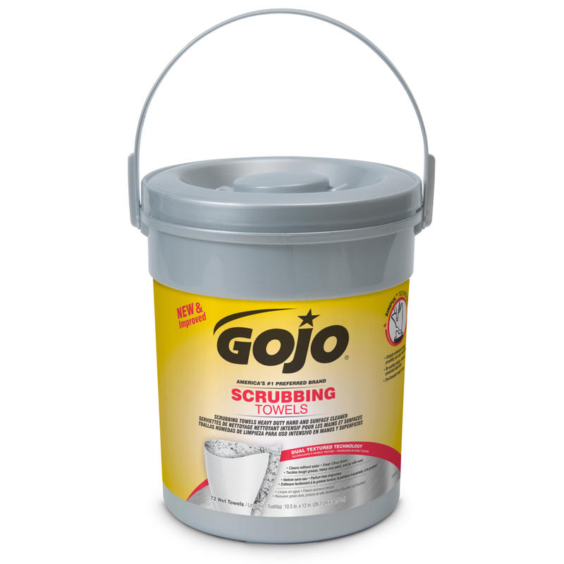 Gojo Scrubbing Wipes 72COUNT Canister MPN:6396-06