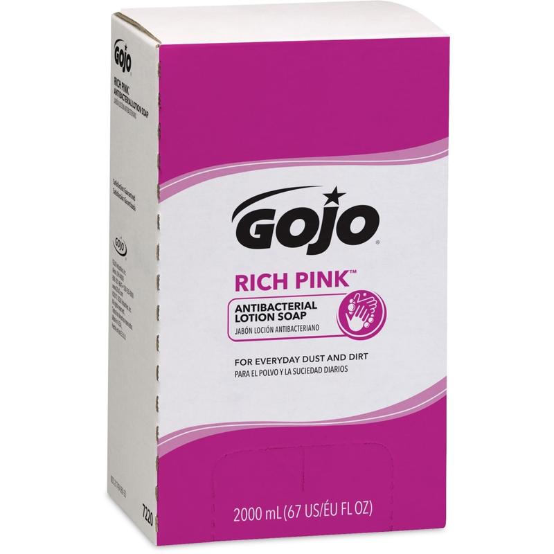 2000ML Rich Pink Antibacterial Lotion Soap MPN:7220-04