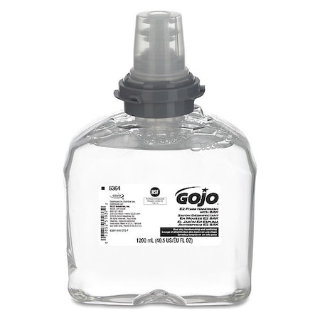 1200ML Refill For Gojo Tfx Dispenser MPN:6364-02
