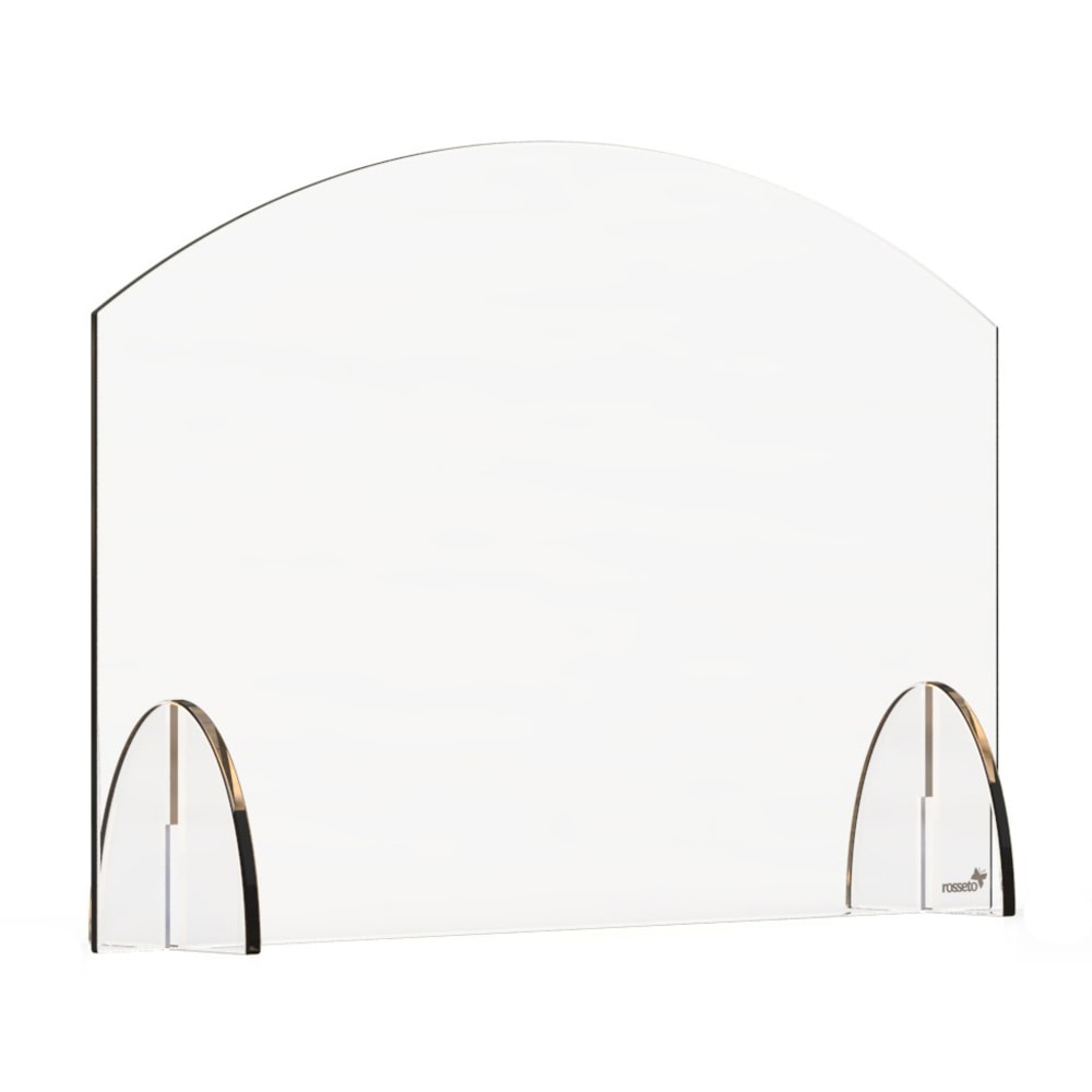 Rosseto Serving Solutions Avant Guarde Acrylic Sneeze Guard, 24in x 15-1/2in, Clear MPN:AG001
