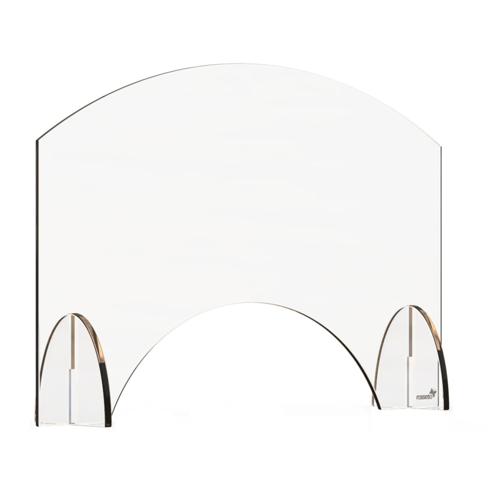 Rosseto Serving Solutions Avant Guarde Acrylic Sneeze Guard, Pass-Through Window, 15-1/2in x 24in, Clear MPN:AG002